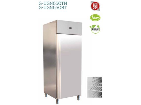 Frigorifero Forcar mod. G-UGN 650TN inox 560 litri, positivo - 2/+8°.